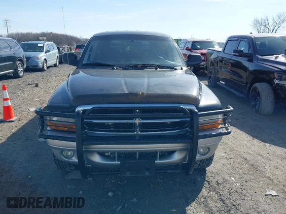 2004 Dodge Dakota SLT with VIN 1D7HG48N54S734087, listed as a IAAI auction lot 41770151 with 129,514 mi miles. Bid and sale history available at carsss.com. Image 6.