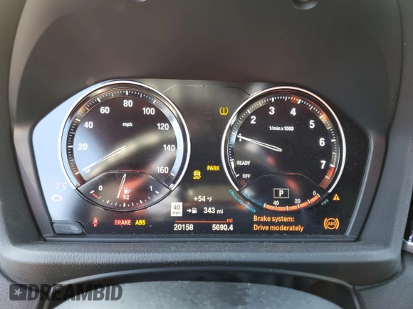 2019 BMW X2 xDrive28i with VIN WBXYJ5C5XKEF83001, listed as a Copart auction lot 39145223 with 20,158 mi miles. Bid and sale history available at carsss.com. Image 9.