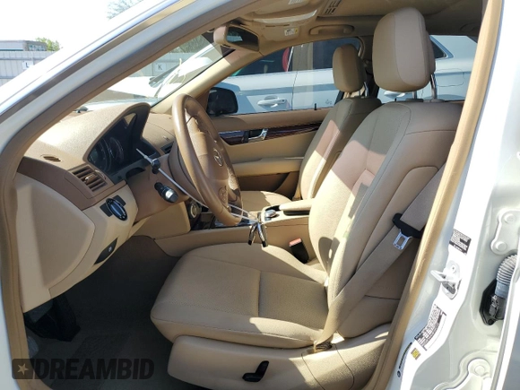 2008 Mercedes-Benz C 300 Sport with VIN WDDGF54X08F080142, listed as a Copart auction lot 62590415 with 55,448 mi miles and Salvage title. Bid and sale history available at DreamBid. Image 7.