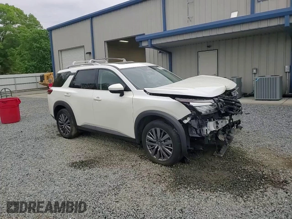 2023 Nissan Pathfinder SL with VIN 5N1DR3CB6PC203078, listed as a Copart auction lot 52146575 with 43,014 mi miles and Salvage title. Bid and sale history available at DreamBid. Image 11.