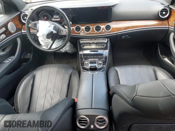 2017 Mercedes-Benz E 400 Luxury with VIN WDDZH6GB4HA202488, listed as a Copart auction lot 57050545 with 66,121 mi miles and Salvage title. Bid and sale history available at DreamBid. Image 8.