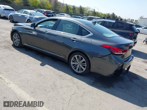 2018 Genesis G80 3.8L with VIN KMHGN4JEXJU266505, listed as a IAAI auction lot 42087994 with 58,251 mi miles and . Bid and sale history available at DreamBid. Image 3.