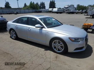2012 Audi A6 Premium Plus with VIN WAUGGAFC8CN122689, listed as a Copart auction lot 61095835 with 102,668 mi miles and Clean title. Bid and sale history available at DreamBid. Image 4.