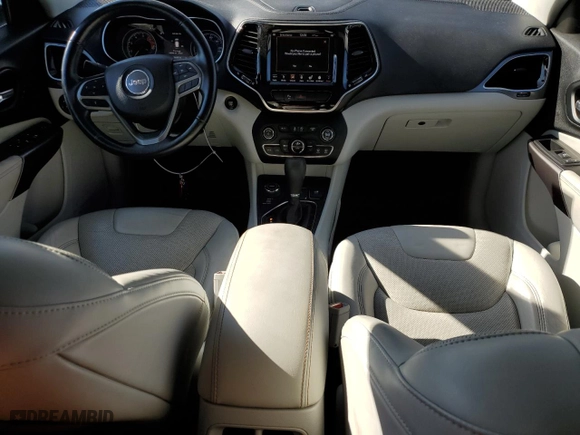 2019 Jeep Cherokee Limited with VIN 1C4PJMDN5KD255537, listed as a Copart auction lot 82228724 with 56,685 mi miles and Salvage Title. Bid and sale history available at carsss.com. Image 8.
