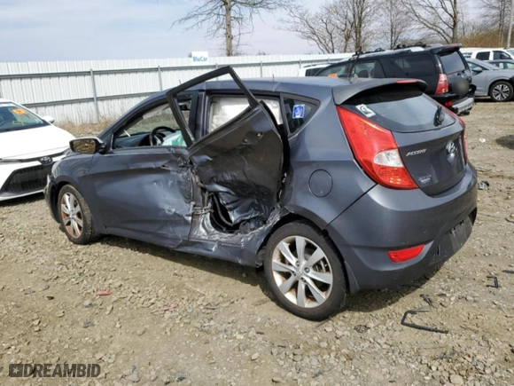 2013 Hyundai Accent SE with VIN KMHCU5AE7DU074888, listed as a Copart auction lot 50087305 with 166,406 mi miles and Salvage Title. Bid and sale history available at carsss.com. Image 2.