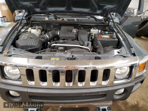 2006 Hummer H3 with VIN 5GTDN136268196079, listed as a Copart auction lot 77108094 with 114,255 mi miles and Clean Title. Bid and sale history available at carsss.com. Image 12.