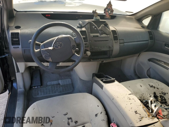 2006 Toyota Prius with VIN JTDKB20U867516284, listed as a Copart auction lot 53082675 with Not Provided miles and Salvage Title. Bid and sale history available at DreamBid. Image 8.