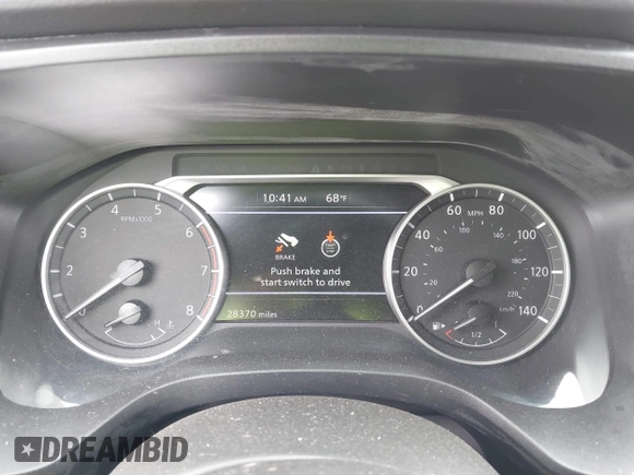 2024 Nissan Rogue S with VIN 5N1BT3AAXRC697600, listed as a IAAI auction lot 42716015 with 28,370 mi miles and . Bid and sale history available at DreamBid. Image 7.