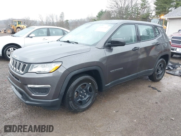 2020 Jeep Compass Sport z VIN 3C4NJCAB4LT253026, wystawiony jako IAAI lot #41897839 z przebiegiem 128 112 mil mil oraz . Historia ofert i sprzedaży dostępna na DreamBid. Obrazek 2.