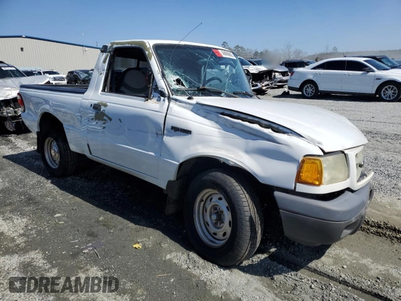 2001 Ford Ranger XL with VIN 1FTYR10D31PB68712, listed as a Copart auction lot 48468685 with 45,354 mi miles and Non Repairable. Bid and sale history available at carsss.com. Image 4.