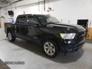 2021 Ram 1500 Big Horn z VIN 1C6SRFFT1MN804715, wystawiony jako Copart lot #59614715 z przebiegiem 66 735 mil mil oraz Czysty tytuł • Clean title. Historia ofert i sprzedaży dostępna na DreamBid. Obrazek 4.