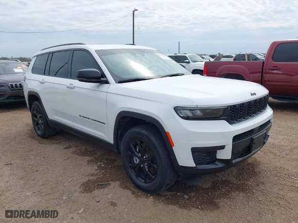 2024 Jeep Grand Cherokee L Altitude with VIN 1C4RJKAG5R8534993, listed as a IAAI auction lot 41697090 with 10,410 mi miles. Bid and sale history available at carsss.com. Image 1.