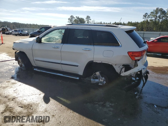 2012 Jeep Grand Cherokee Overland with VIN 1C4RJECT9CC237113, listed as a Copart auction lot 42208145 with 0 mi miles and Salvage Title. Bid and sale history available at carsss.com. Image 2.
