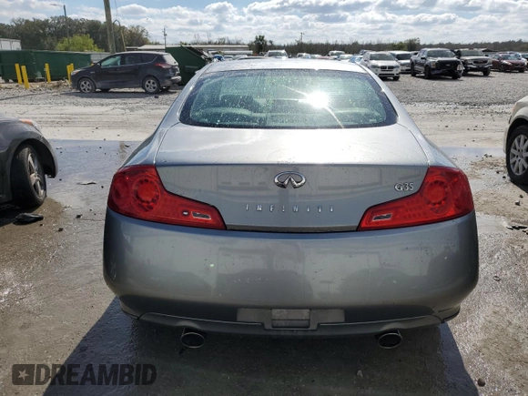 2006 Infiniti G35 Coupe with VIN JNKCV54E46M721715, listed as a Copart auction lot 79238124 with 98,081 mi miles and Salvage Title. Bid and sale history available at carsss.com. Image 6.