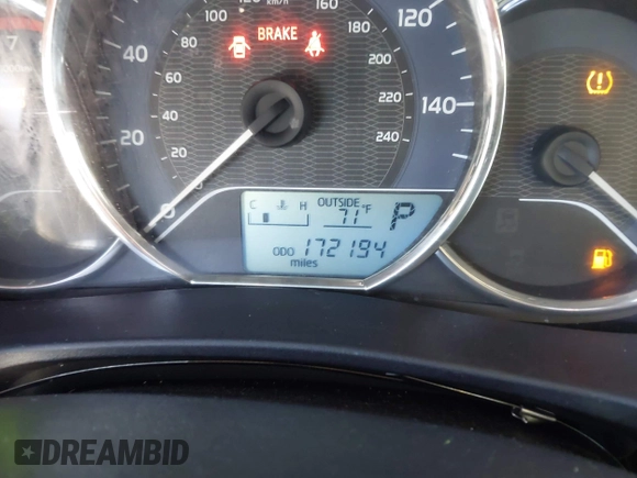 2016 Toyota Corolla L with VIN 5YFBURHE3GP542713, listed as a IAAI auction lot 42094420 with 172,194 mi miles and . Bid and sale history available at DreamBid. Image 15.