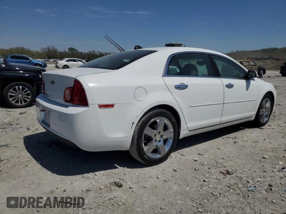 2012 Chevrolet Malibu 1LT with VIN 1G1ZC5E01CF197999, listed as a Copart auction lot 53381245 with 178,233 mi miles and Clean Title. Bid and sale history available at DreamBid. Image 3.