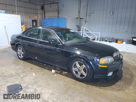 2002 Lincoln LS w/Base Pkg with VIN 1LNHM87A52Y714212, listed as a Copart auction lot 84810774 with 68,413 mi miles and Salvage Title. Bid and sale history available at DreamBid. Image 4.
