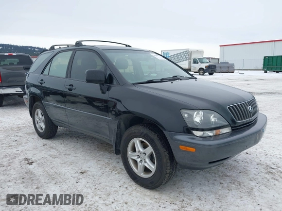 1999 Lexus RX 300 Luxury SUV with VIN JT6HF10U6X0032219, listed as a IAAI auction lot 41582634 with 180,584 mi miles. Bid and sale history available at carsss.com. Image 1.