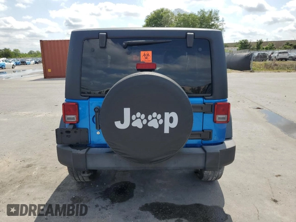 2016 Jeep Wrangler Sport с VIN 1C4AJWAG8GL287256, выставлен на аукционе Copart как лот 55766125 с пробегом 76 601 миль миль и Списание • Salvage title. История ставок и продаж доступна на DreamBid. Изображение 6.