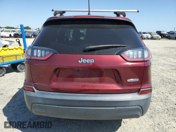 2019 Jeep Cherokee Latitude with VIN 1C4PJLCB1KD190512, listed as a Copart auction lot 52974935 with 74,656 mi miles and Salvage Title. Bid and sale history available at carsss.com. Image 6.