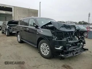 2021 Nissan Armada SV with VIN JN8AY2AD0M9660541, listed as a Copart auction lot 48254955 with 78,761 mi miles and Salvage Title. Bid and sale history available at carsss.com. Image 12.