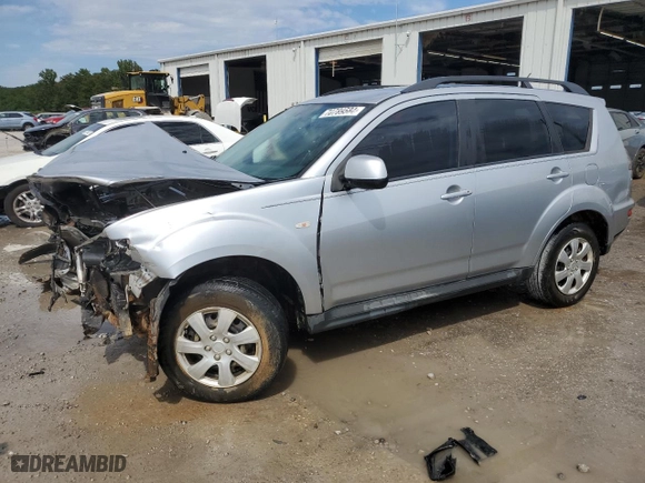 2011 Mitsubishi Outlander ES with VIN JA4AS2AWXBU024762, listed as a Copart auction lot 70789584 with 145,203 mi miles and Salvage Title. Bid and sale history available at carsss.com. Image 1.