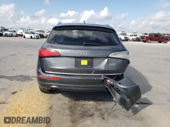 2017 Audi Q5 Premium with VIN WA1C2AFP9HA081470, listed as a Copart auction lot 54559155 with 81,025 mi miles and Salvage title. Bid and sale history available at DreamBid. Image 6.