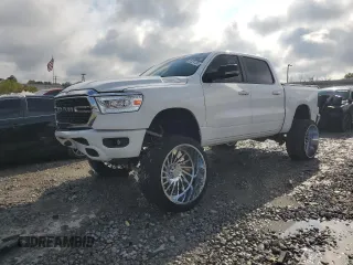 2022 Ram 1500 Big Horn with VIN 1C6RREFG0NN193914, listed as a Copart auction lot 81524124 with 66,499 mi miles and Salvage title. Bid and sale history available at DreamBid. Image 1.