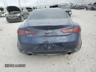 2021 Infiniti Q60 Luxe with VIN JN1EV7KL1MM470496, listed as a Copart auction lot 78464434 with Not provided miles and Salvage title. Bid and sale history available at DreamBid. Image 6.