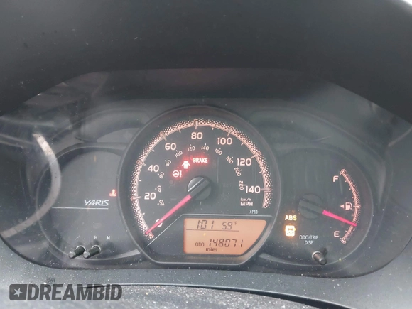 2015 Toyota Yaris L with VIN VNKKTUD33FA028588, listed as a IAAI auction lot 41575230 with 148,071 mi miles. Bid and sale history available at carsss.com. Image 7.