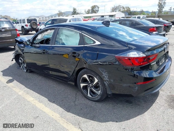 2022 Honda Insight EX with VIN 19XZE4F57NE016682, listed as a IAAI auction lot 41950093 with 35,014 mi miles. Bid and sale history available at carsss.com. Image 3.