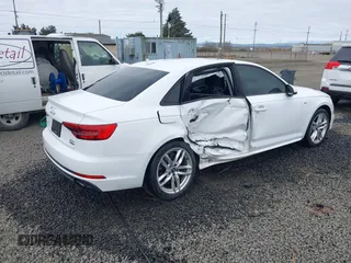 2017 Audi A4 Season of Audi Premium with VIN WAUDNAF48HN039739, listed as a IAAI auction lot 41744481 with 48,610 mi miles. Bid and sale history available at carsss.com. Image 4.
