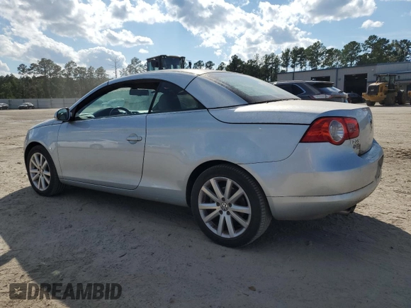 2007 Volkswagen Eos 2.0T with VIN WVWFA71F87V014941, listed as a Copart auction lot 71891554 with 104,884 mi miles and Clean Title. Bid and sale history available at DreamBid. Image 2.