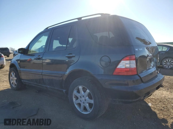 2002 Mercedes-Benz M-Class with VIN 4JGAB75E12A331867, listed as a Copart auction lot 42372375 with 120,434 mi miles and Salvage Title. Bid and sale history available at carsss.com. Image 2.