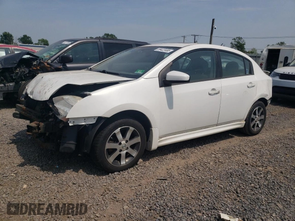 2012 Nissan Sentra SR with VIN 3N1AB6AP4CL776154, listed as a Copart auction lot 59422495 with Not provided miles and Salvage title. Bid and sale history available at DreamBid. Image 1.