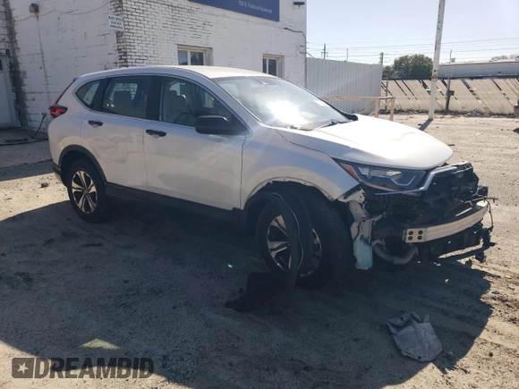 2020 Honda CR-V LX with VIN 5J6RW2H23LL017833, listed as a Copart auction lot 53199655 with 0 mi miles and Salvage Title. Bid and sale history available at carsss.com. Image 4.