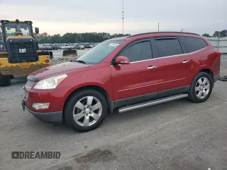 2012 Chevrolet Traverse LTZ z VIN 1GNKVLED7CJ151057, wystawiony jako Copart lot #57265185 z przebiegiem 109 673 mil mil oraz Szkoda całkowita • Salvage title. Historia ofert i sprzedaży dostępna na DreamBid. Obrazek 1.