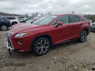 2018 Lexus RX with VIN 2T2BZMCA9JC152498, listed as a Copart auction lot 47107865 with 22,467 mi miles and Salvage Title. Bid and sale history available at carsss.com. Image 1.