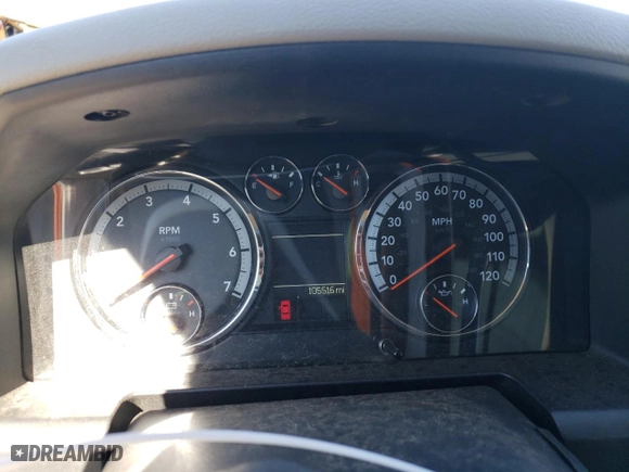 2010 Dodge Ram 1500 Sport with VIN 3D7JV1ET4AG165373, listed as a Copart auction lot 68044944 with 105,516 mi miles and Salvage Title. Bid and sale history available at carsss.com. Image 9.