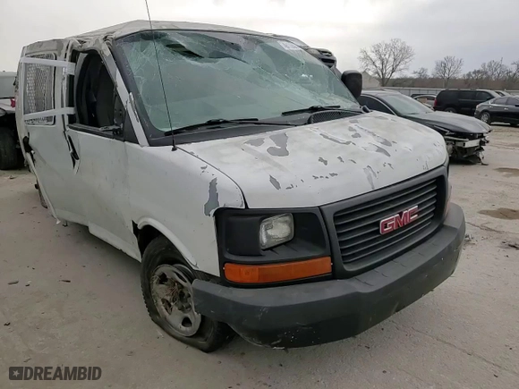 2004 GMC Savana Cargo Van with VIN 1GTFG15X541139395, listed as a Copart auction lot 49106595 with 0 mi miles and Salvage Title. Bid and sale history available at carsss.com. Image 12.