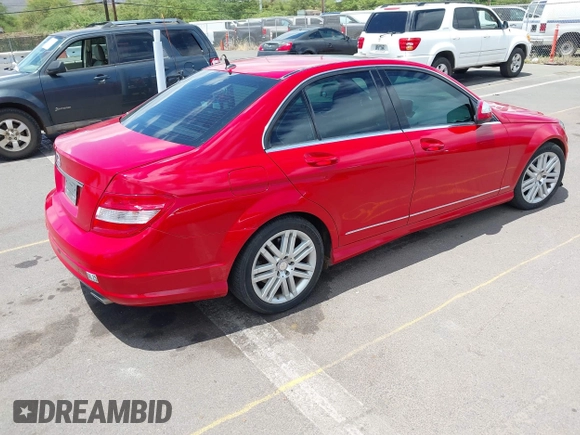 2009 Mercedes-Benz C 300 Sport with VIN WDDGF54X19F223102, listed as a IAAI auction lot 42522356 with Not provided miles and . Bid and sale history available at DreamBid. Image 4.