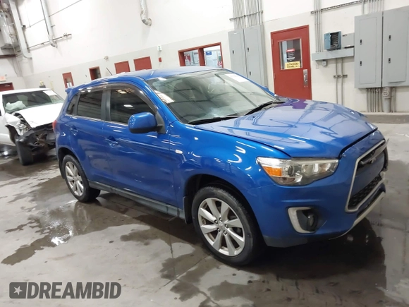 2015 Mitsubishi Outlander SE with VIN 4A4AR4AU1FE054804, listed as a IAAI auction lot 42325699 with 106,680 mi miles and . Bid and sale history available at DreamBid. Image 1.