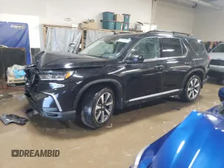 2023 Honda Pilot Elite z VIN 5FNYG1H87PB021616, wystawiony jako Copart lot #48610655 z przebiegiem 61 720 mil mil oraz Szkoda całkowita • Salvage title. Historia ofert i sprzedaży dostępna na DreamBid. Obrazek 1.