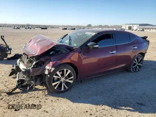 2017 Nissan Maxima SV with VIN 1N4AA6AP1HC450563, listed as a Copart auction lot 42515125 with 123,937 mi miles and Salvage Title. Bid and sale history available at carsss.com. Image 1.
