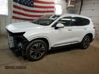 2019 Hyundai Santa Fe Ultimate with VIN 5NMS5CAA7KH018775, listed as a Copart auction lot 48973765 with 84,097 mi miles and Salvage Title. Bid and sale history available at carsss.com. Image 1.
