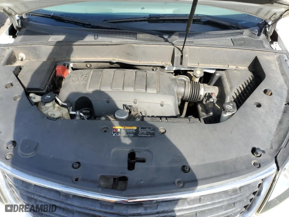2013 Chevrolet Traverse LS with VIN 1GNKRFKD8DJ158661, listed as a Copart auction lot 48433505 with 123,195 mi miles and Salvage Title. Bid and sale history available at carsss.com. Image 12.