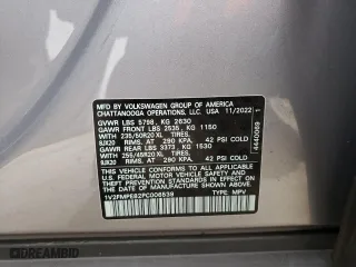 2023 Volkswagen ID.4 Pro S with VIN 1V2FMPE82PC006539, listed as a Copart auction lot 47980483 with 4,986 mi miles. Bid and sale history available at carsss.com. Image 15.
