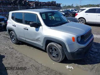 2017 Jeep Renegade Sport with VIN ZACCJAAB6HPF89691, listed as a IAAI auction lot 41694322 with 78,278 mi miles and . Bid and sale history available at DreamBid. Image 1.