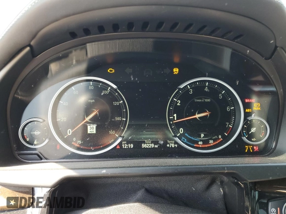 2018 BMW X6 xDrive50i with VIN 5UXKU6C56J0Z66652, listed as a Copart auction lot 74816694 with 56,229 mi miles and Salvage Title. Bid and sale history available at carsss.com. Image 9.