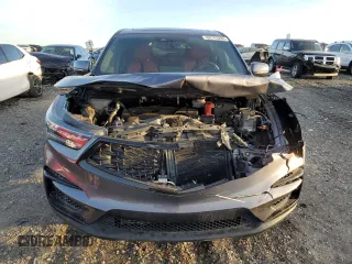 2021 Acura RDX w/A-Spec Package with VIN 5J8TC2H65ML046017, listed as a Copart auction lot 80743283 with 23,589 mi miles and Salvage Title. Bid and sale history available at carsss.com. Image 5.